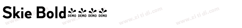 Skie Bold字体转换